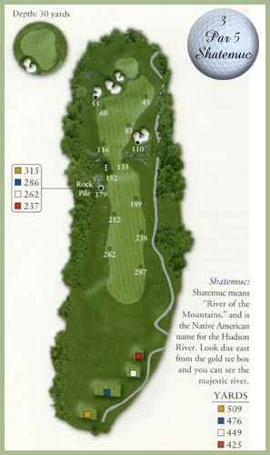 Course guide for Hole 3 — Par 5, Shatemuc